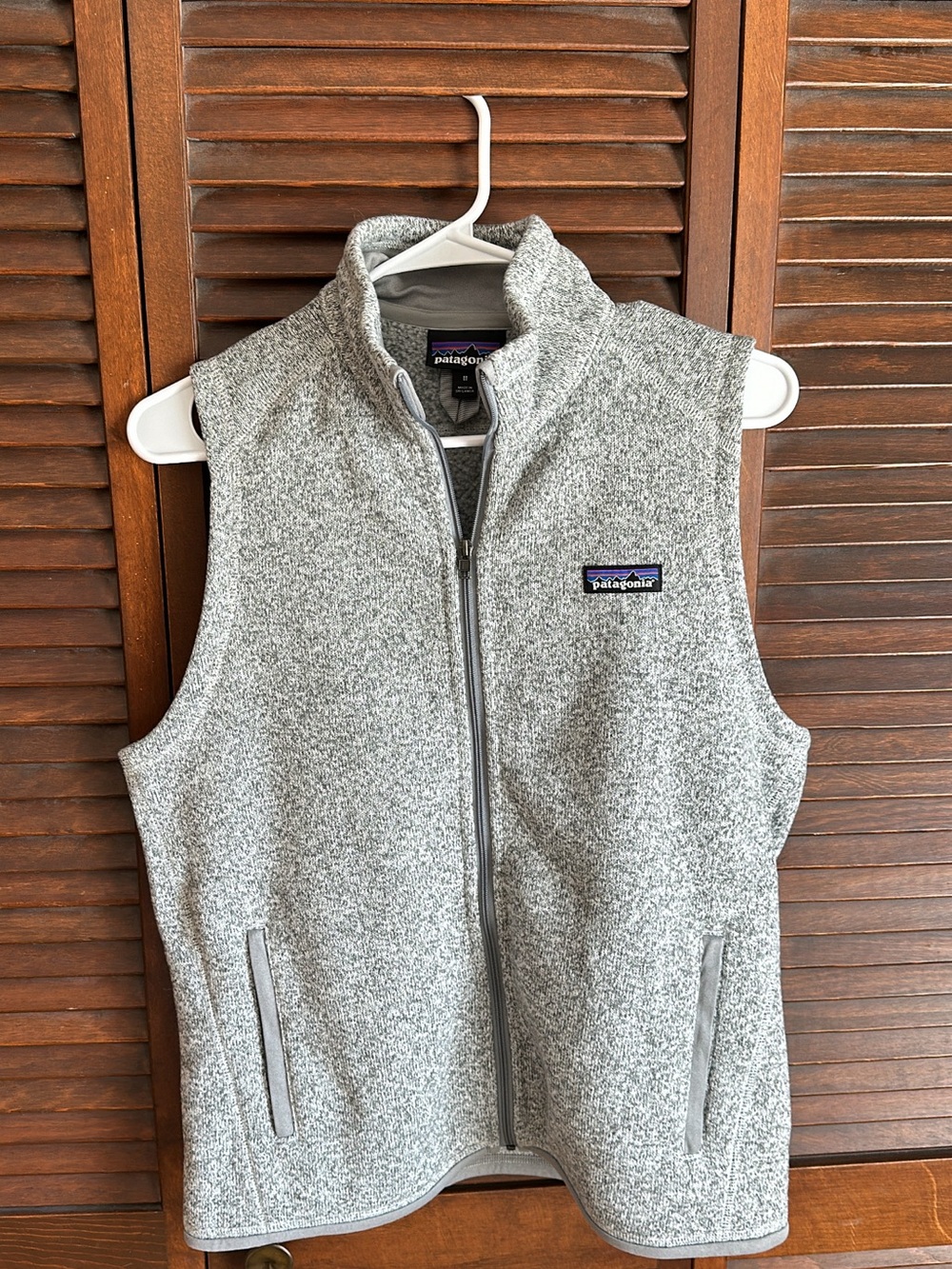 Patagonia Heather Gray Women's Fleece Vest